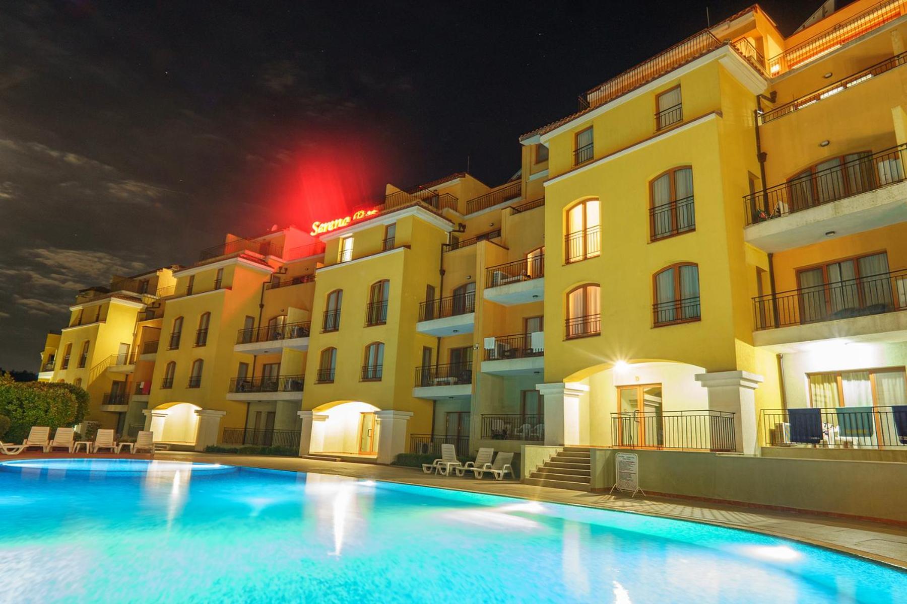 Serena Residence Aparthotel ソゾポル エクステリア 写真